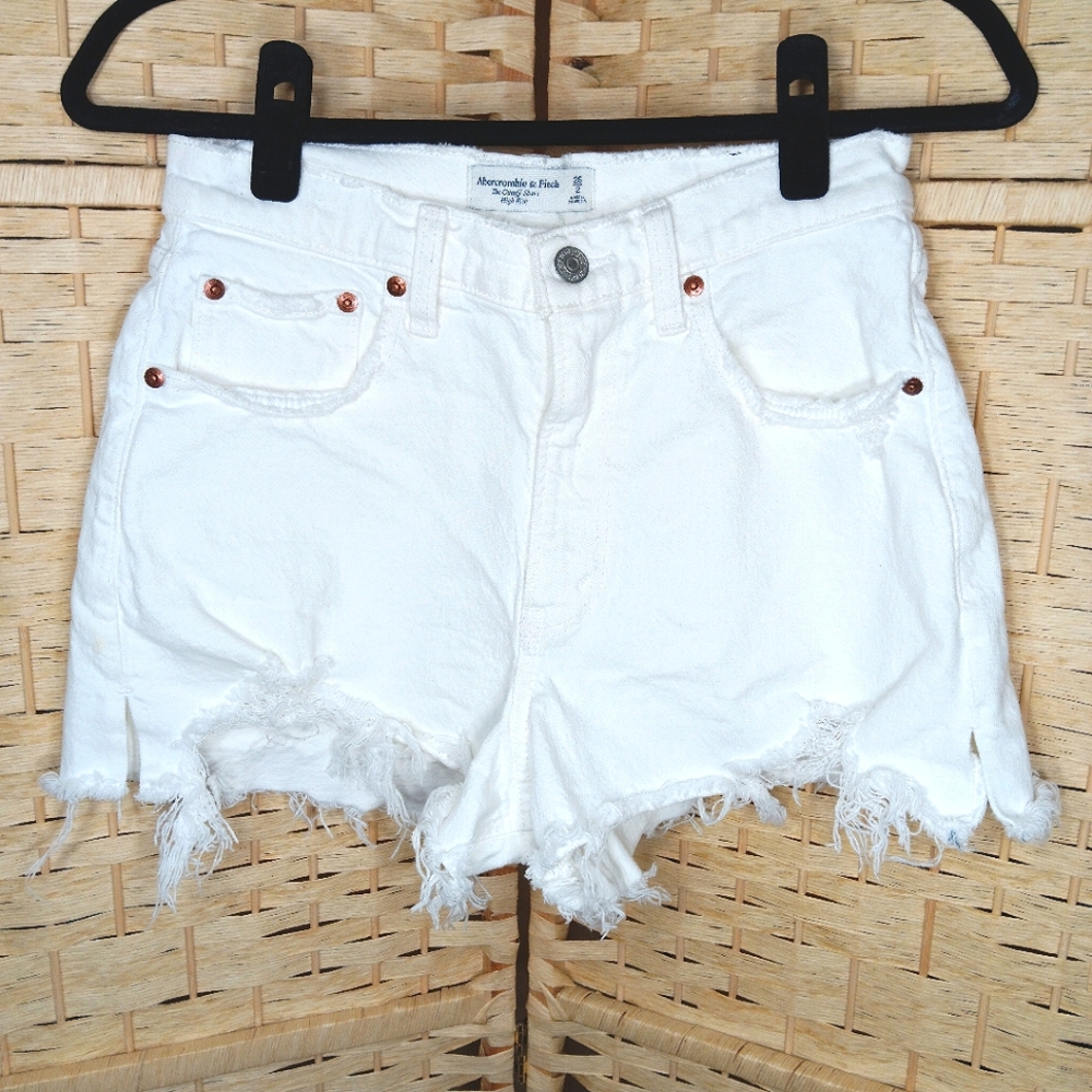 Abercrombie And Fitch Cutoff Short High Rise Curve Love 26 2